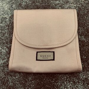 Gucci Pink Fold-Over Beauty Pouch